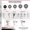 Service Caster 3 Inch Phenolic Wheel Swivel 3/8 Inch Threaded Stem Caster with Brake SCC SCC-TS20S314-PHR-TLB-381615 - alternate 2